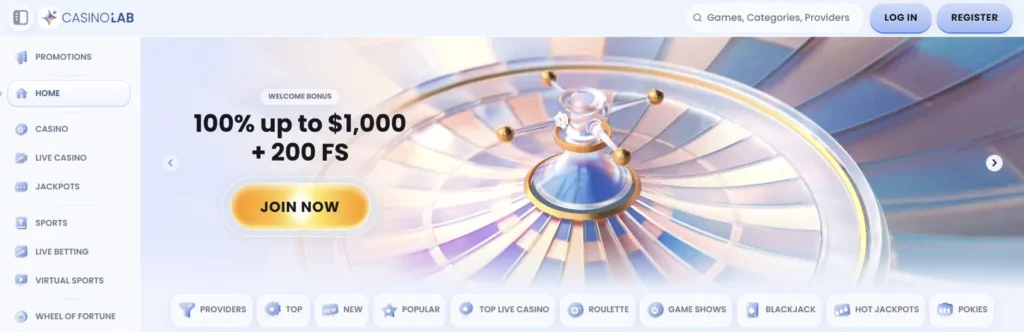 casinolab slots mobile app