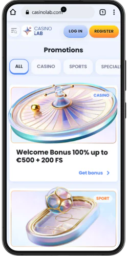 Casinolab Access offers section