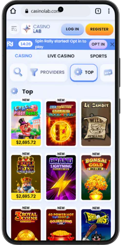 Casinolab Browse game library