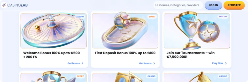 Casinolab Exclusive App Reward