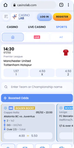 Casinolab Sports betting
