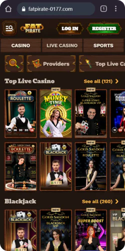 Fat Pirate live tables