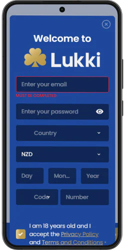 Lukki Sign up