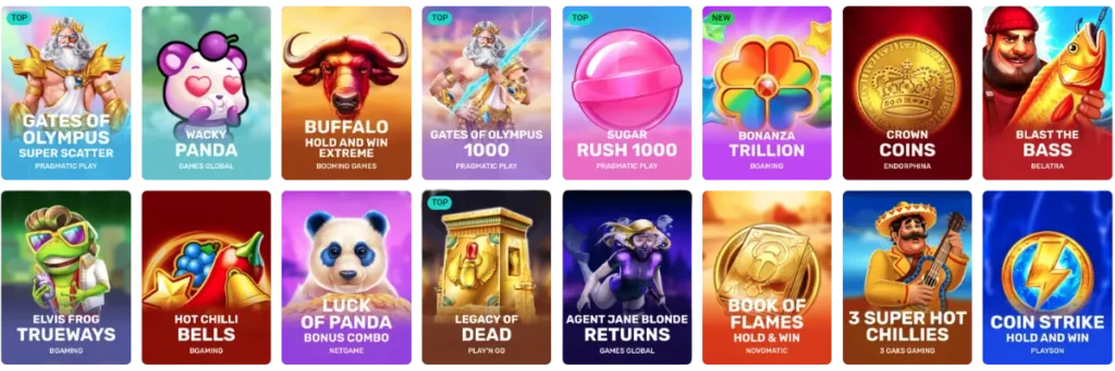 Popular Casino Games in Slot Lounge