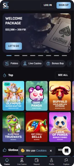 Slot Lounge Homepage