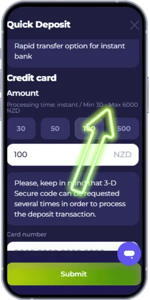 Payment methods Check the Transaction Limits