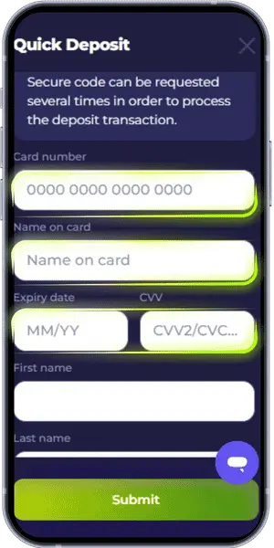 Payment methods Complete the Payment Details