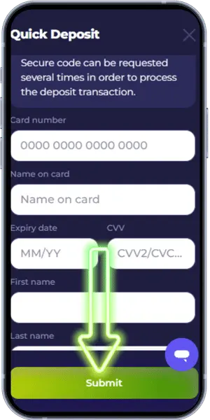 Payment methods Confirm the Transaction