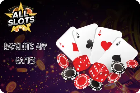 Casino games in the RaySlots casino app